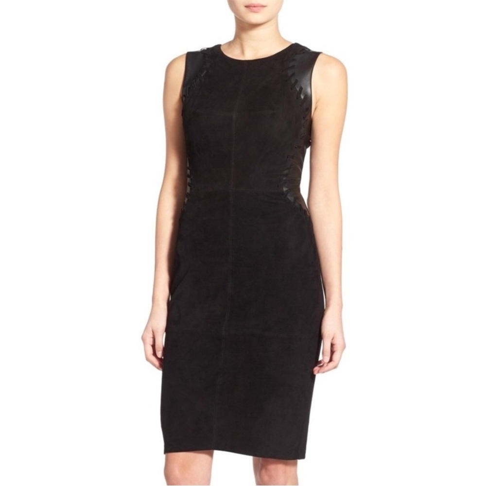 Bailey 44 Suede midi dress